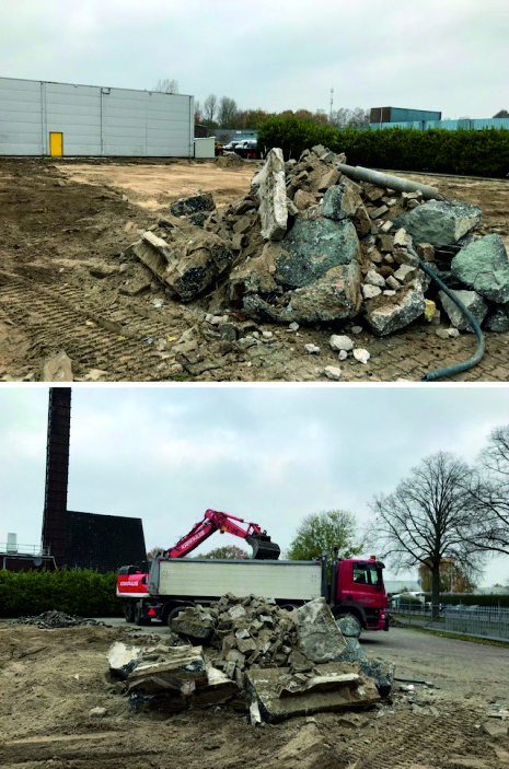 15 11 2019 sloop bedrijfs pand achter VST BV 