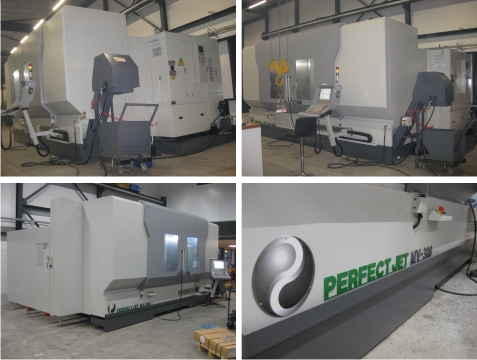 Perfect Jet MV 308 CNC Freesmachine in bedrijf bij VST