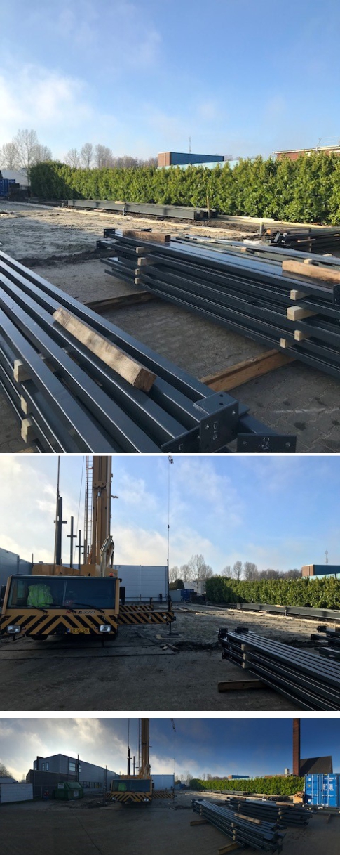 VST 21 01 2020 Stalen constructie ligt klaar voor montage 