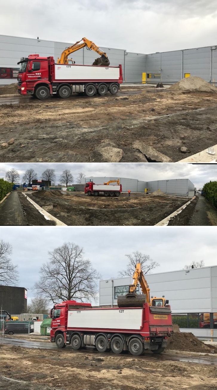 VST transportmij HS en Egberink Overdinkel afvoer zwarte zand verbouwing 15 01 2020 laatste rit 2